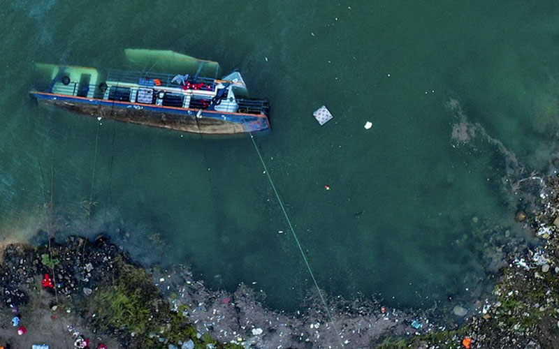 Kecelakaan Kapal di China Tewaskan 10 Penumpang, 5 Hilang